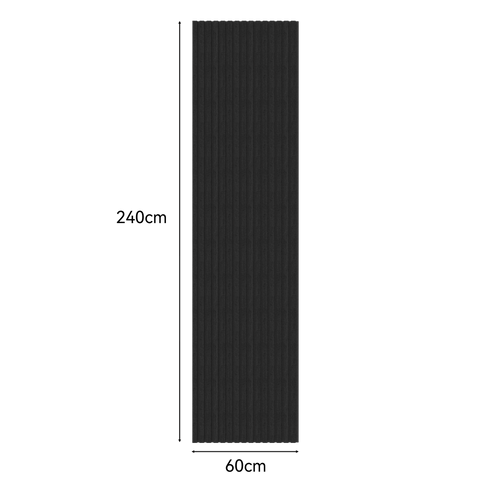 VW Acoustic Slat Panels - Black Oak