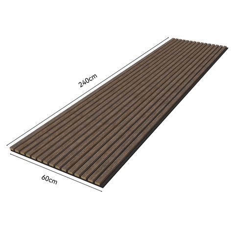 VW Acoustic Slat Panels - Walnut