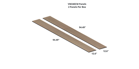VW Acoustic Slat Panels - White Oak